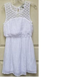 American Rag White Lace / Crochet Dress - M